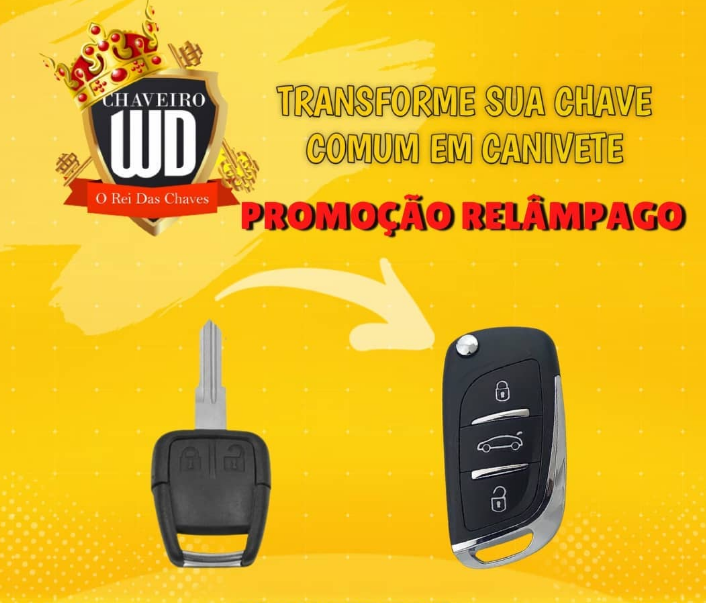 promoção chave canivete boa vista roraima chaveiro automotivo